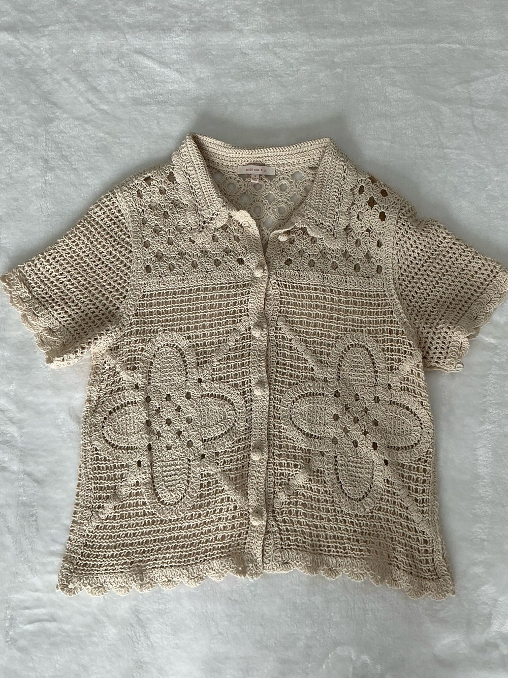 Skies are Blue Crochet top